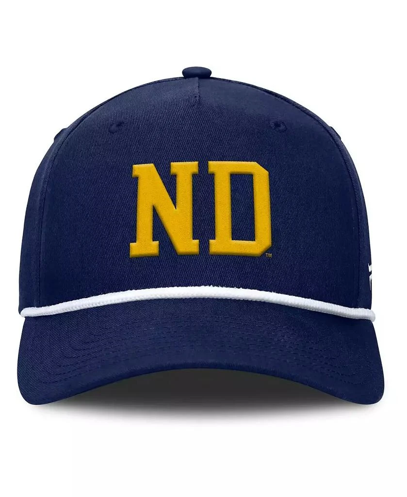 Fanatics Men's Navy Notre Dame Fighting Irish Foul Ball Rope Adjustable Hat 2