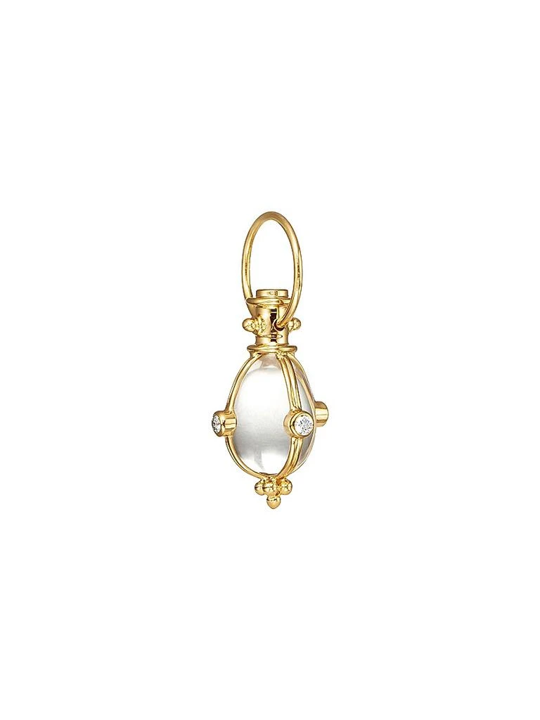 Temple St. Clair Florence86 Rock Crystal, Diamond 
18K Yellow Gold Amulet