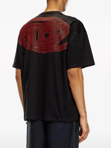 Diesel JET BLACK ORGANIC COTTON TEE 5