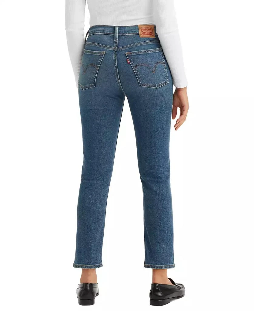 Levi's Women's Wedgie Straight-Leg High Rise Cropped Jeans 3