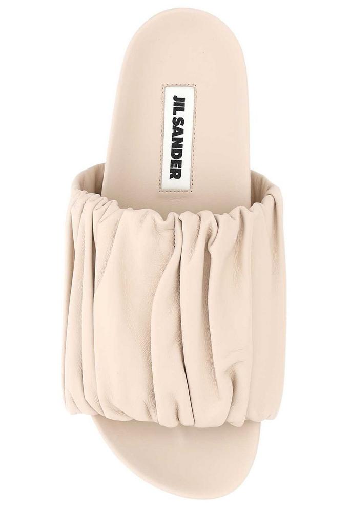 【送料&関税込】Jil Sander Beige Crochet Slippers Jil Sander Jil Sander Ruched Slip-On Sandals - Shoes - Free