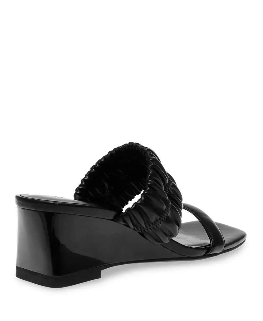Anne Klein Women's Galle Square Toe Wedge Sandals 14