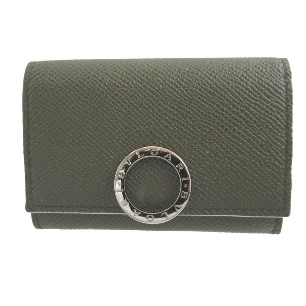 BVLGARI Leather Coin Purse/Coin Case (Pre-Owned)