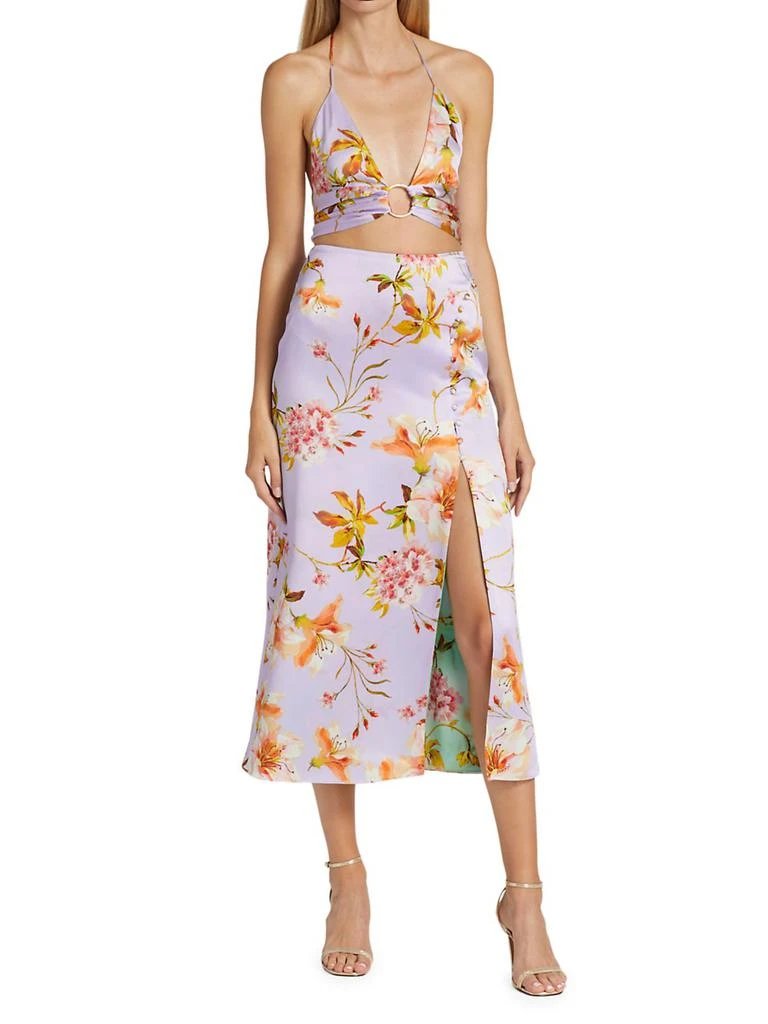 Adriana Iglesias Niara Cropped Open-Back Top 2