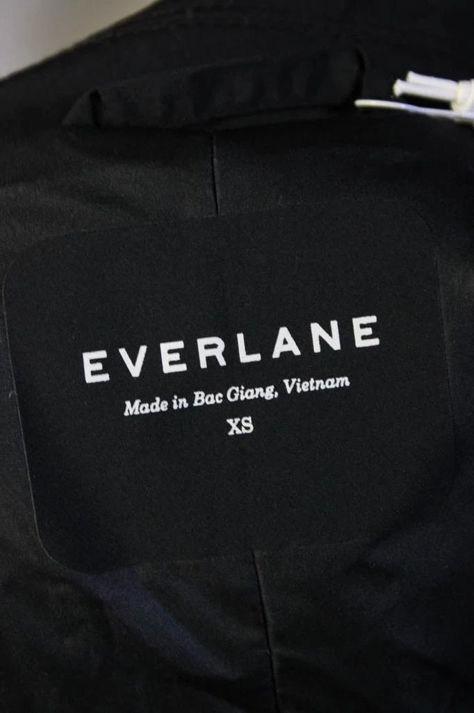 Everlane Womens The ReNew Mac Coat  Black 4