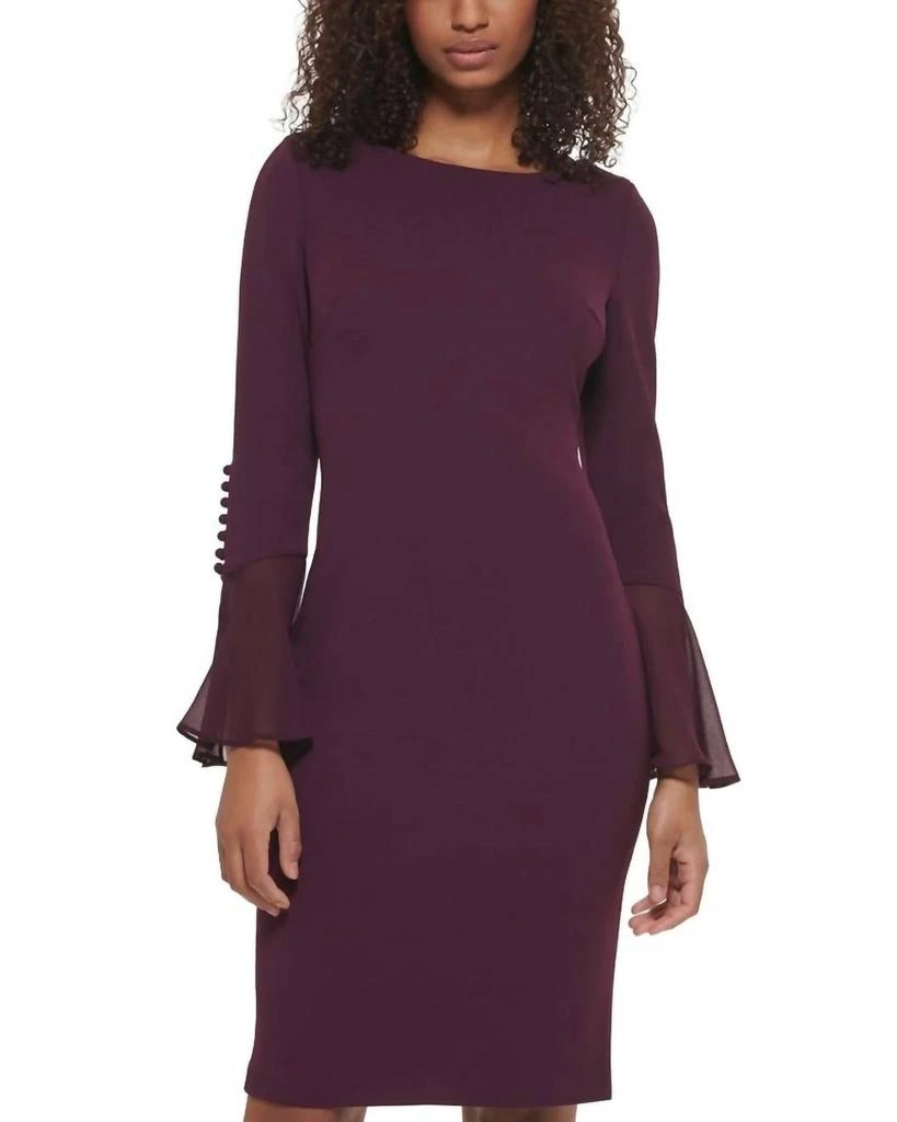 sachin and babi light blue dress Jennie Calvin Klein Collection: Purple Dress Outfits main image 0