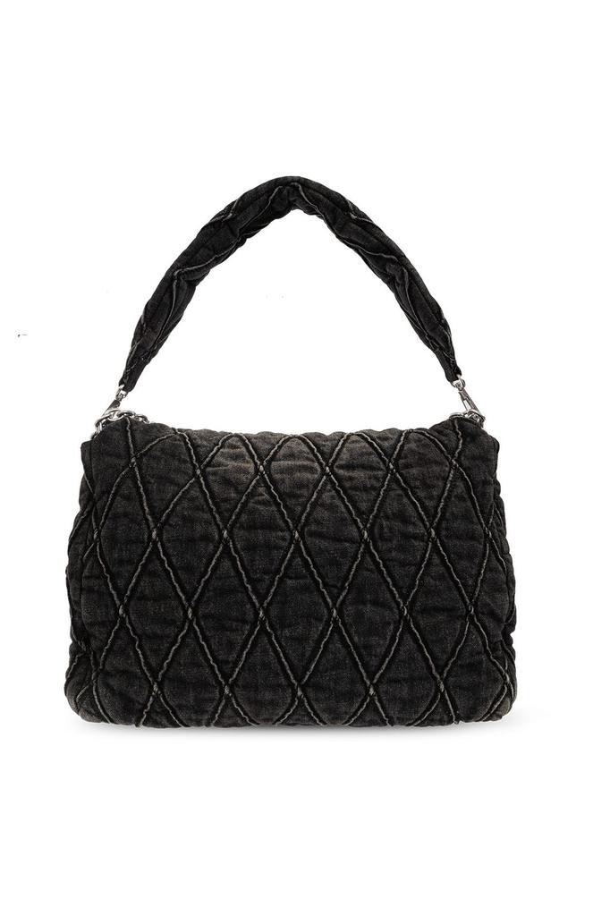 Diesel Diesel Charm D Large Denim Shoulder Bag