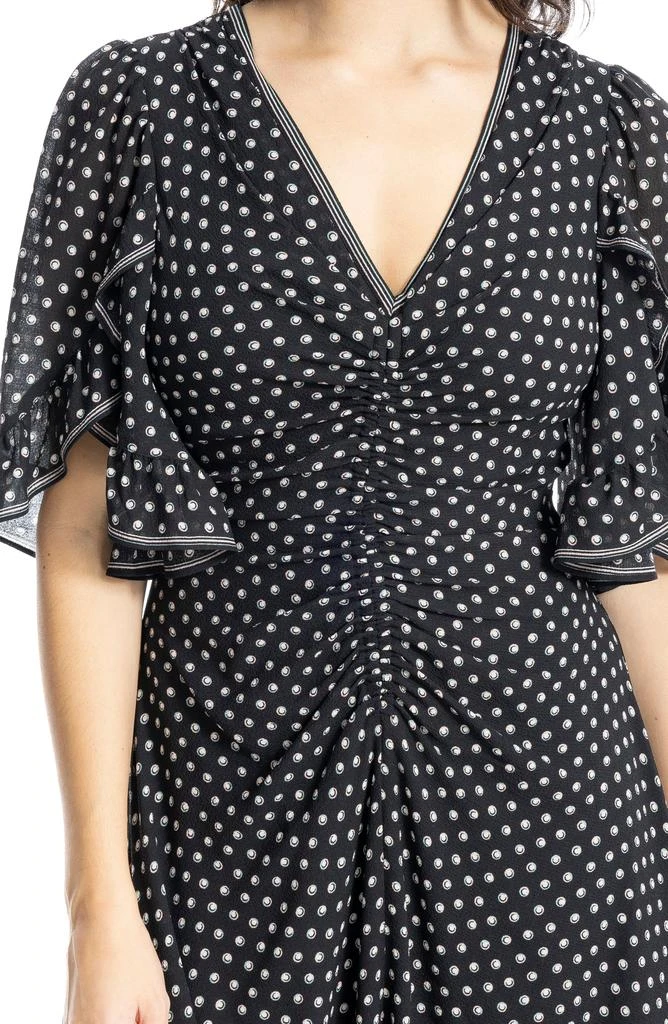 Max Studio Ruffle Sleeve Midi Dress 3