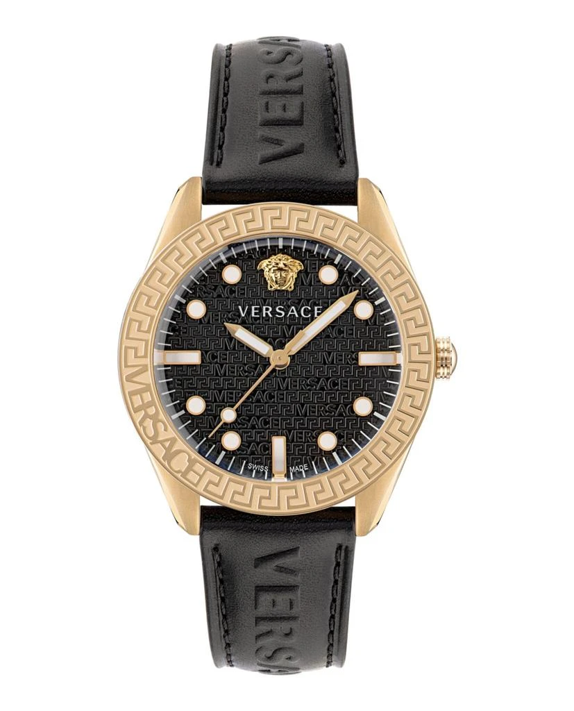 Versace Greca Dome Leather Strap 1