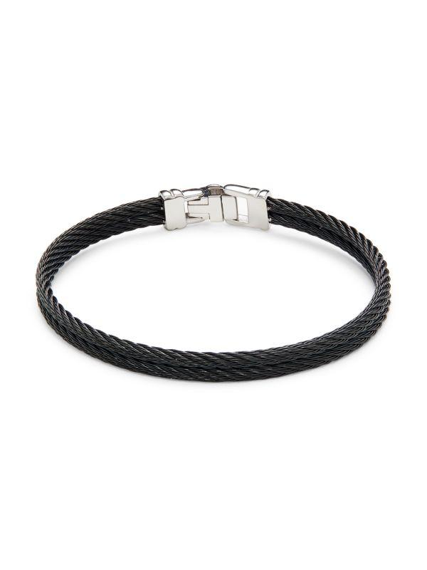 ALOR Two Tone Multi Strand Bracelet