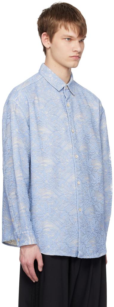 A PERSONAL NOTE 73 Blue Floral Shirt