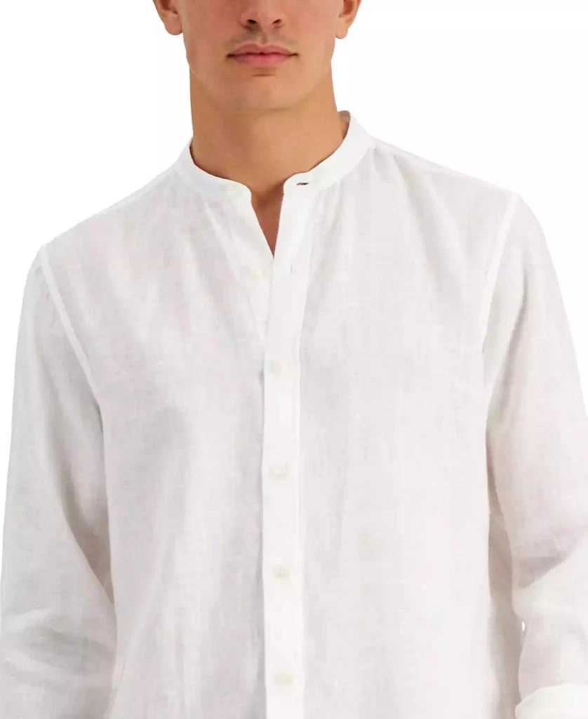 Club Room Men's 100% Linen Shirt, Created for Macy's 3