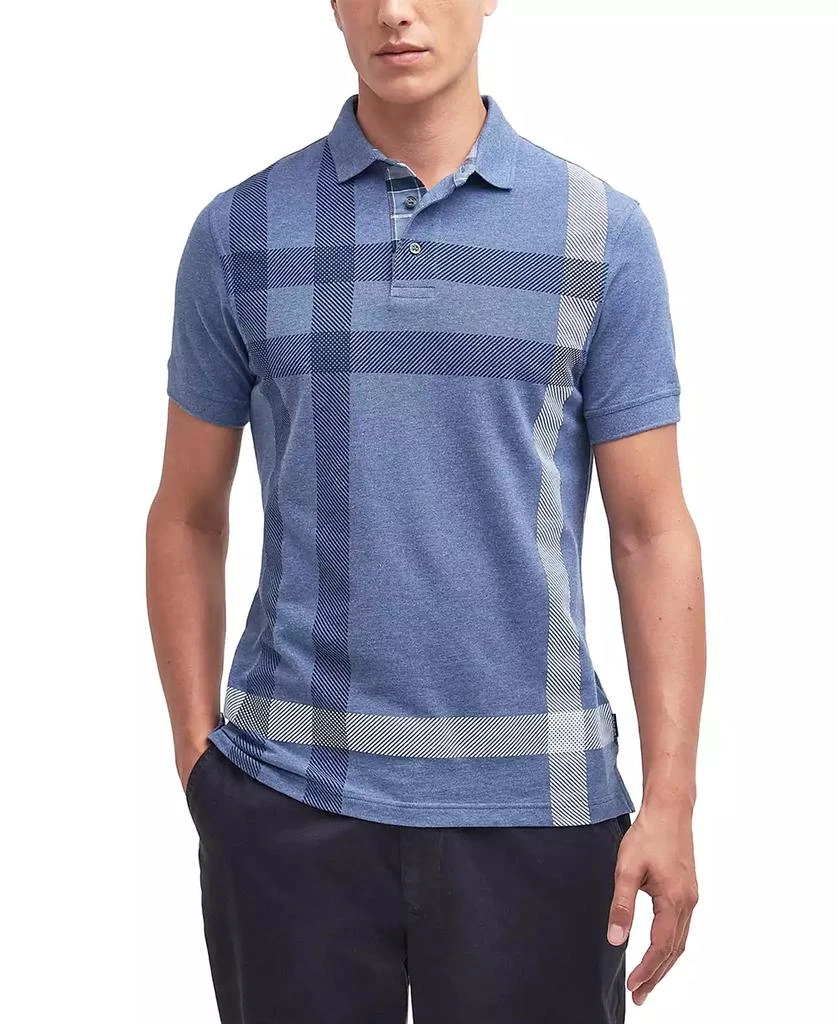 Barbour Men's Blaine Oversized Tartan-Print Polo 12
