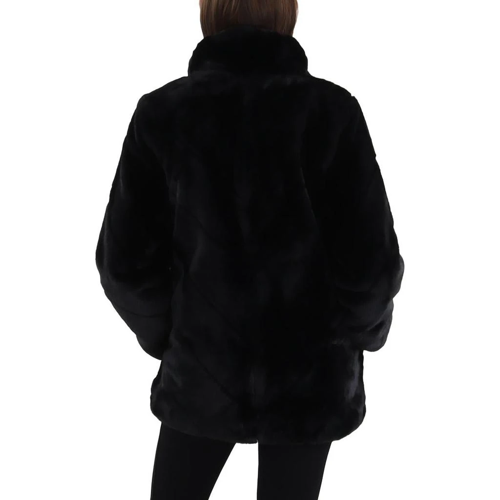 Via Spiga Womens Faux Fur Cold Weather Faux Fur Coat 2