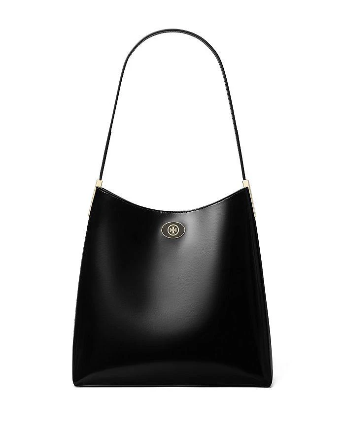 Tory Burch Robinson Spazzolato Leather Hobo Bag