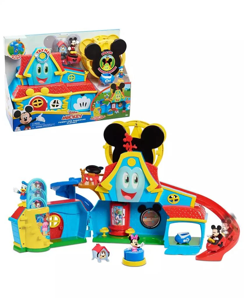 Mickey Mouse Disney Junior Funny the Funhouse Playset with Bonus Figures 1