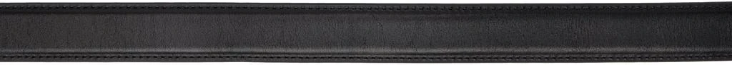 Andersons Black Narrow Stitch Trimmed Formal Belt 2