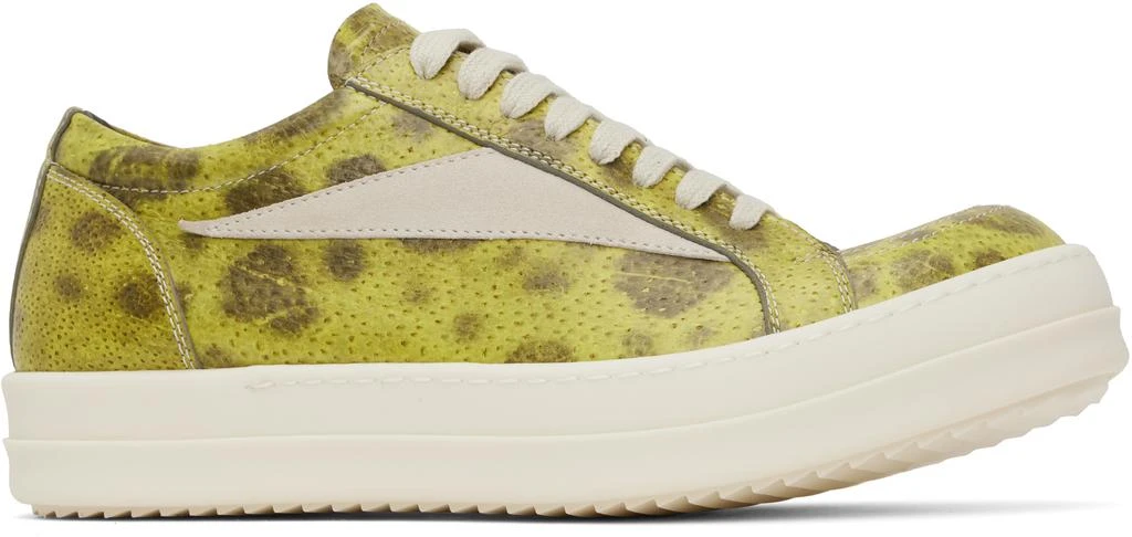 Rick Owens Yellow Hollywood Vintage Sneaks Sneakers 1