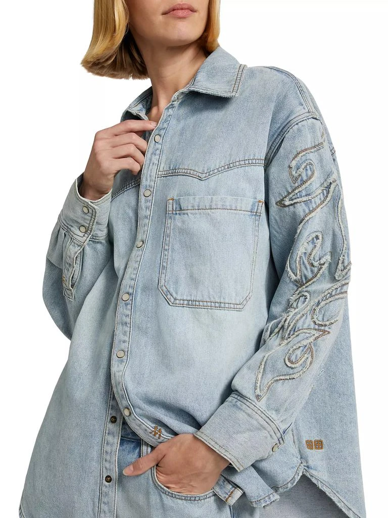 Ksubi Frontier Denim Paragon Patch Shirt 6