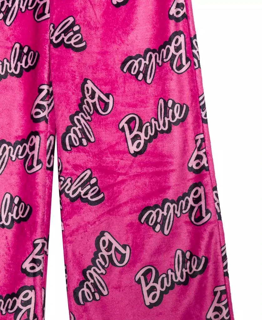 Barbie Big Girls logo Plush Lounge Pant 3