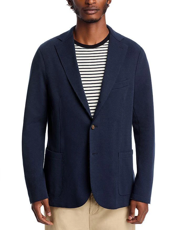 ELEVENTY Cotton Pique Jersey Removable Hood Soft Jacket 3
