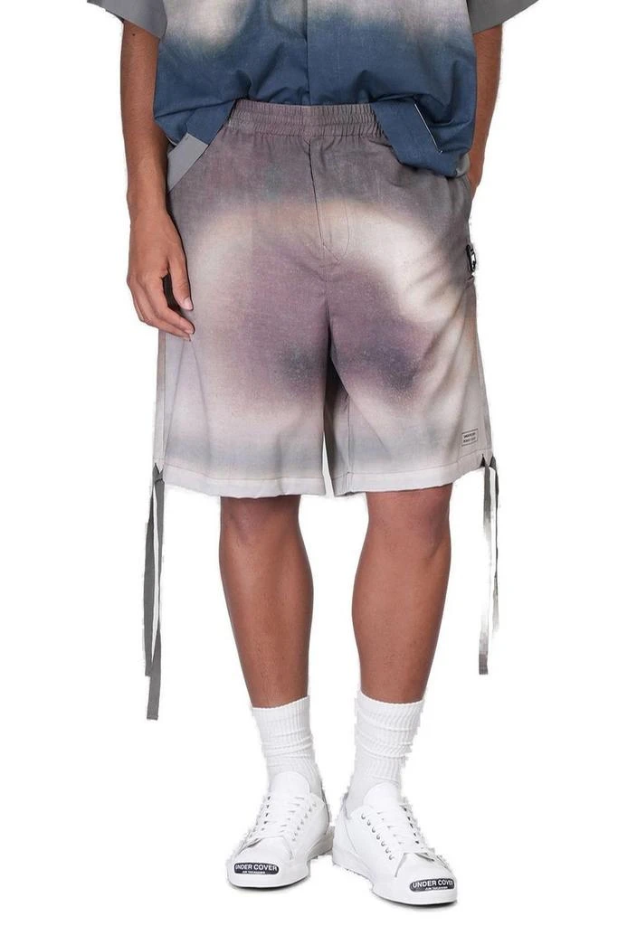 UNDERCOVER Undercover Logo Printed Drawstring Shorts 1