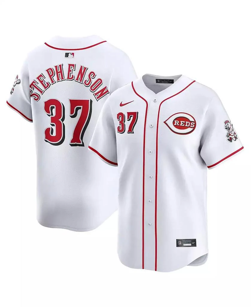 NIKE Men's Tyler Stephenson White Cincinnati Reds Home Limited Player Jersey 1