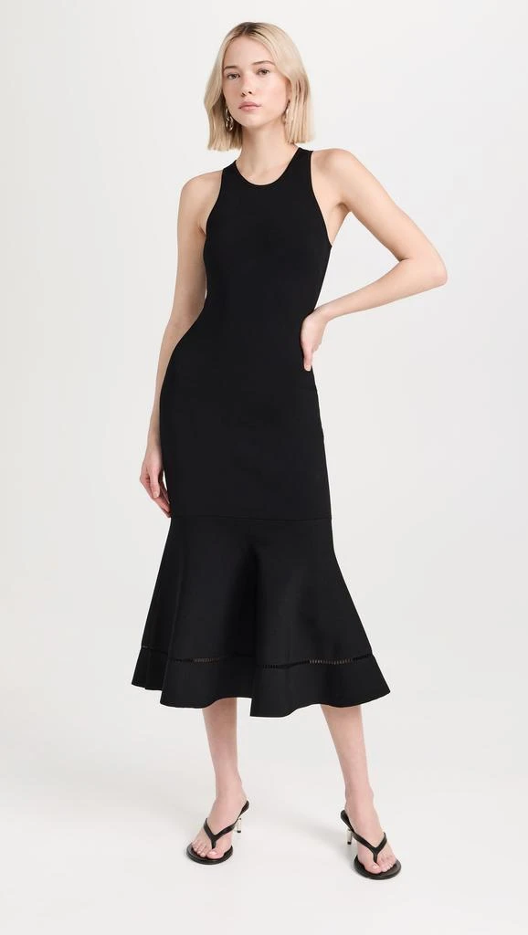 Victoria Beckham Sleeveless Fit And Flare Dress 4