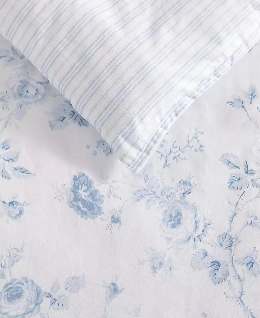 Laura Ashley Belinda Cotton Reversible 3 Piece Comforter Set 5