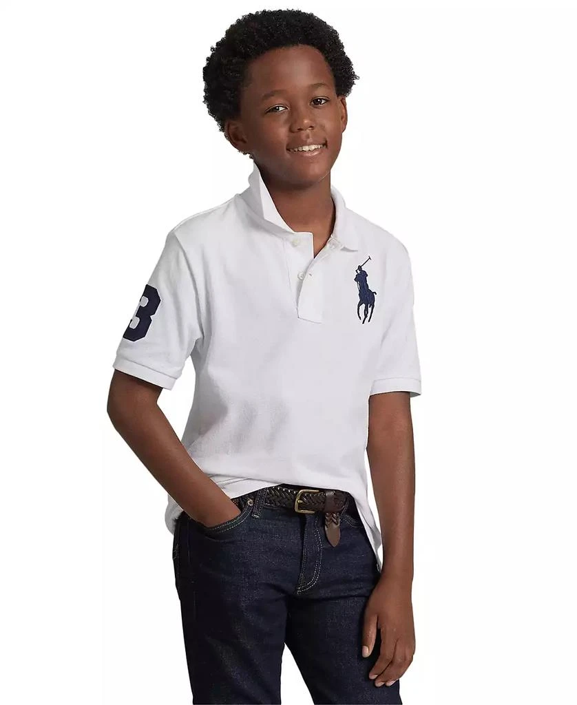 Ralph Lauren Big Boys Big Pony Cotton Mesh Short Sleeve Polo 1