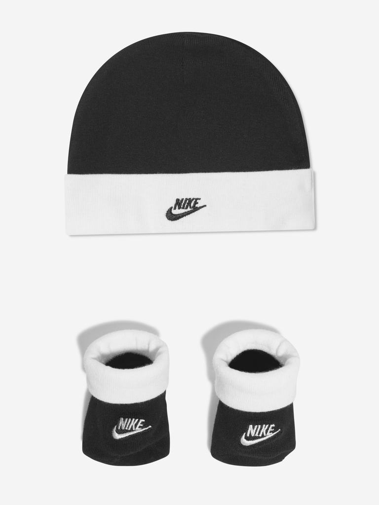 NIKE Nike Baby Boys Futura Hat And Booties Set in Black