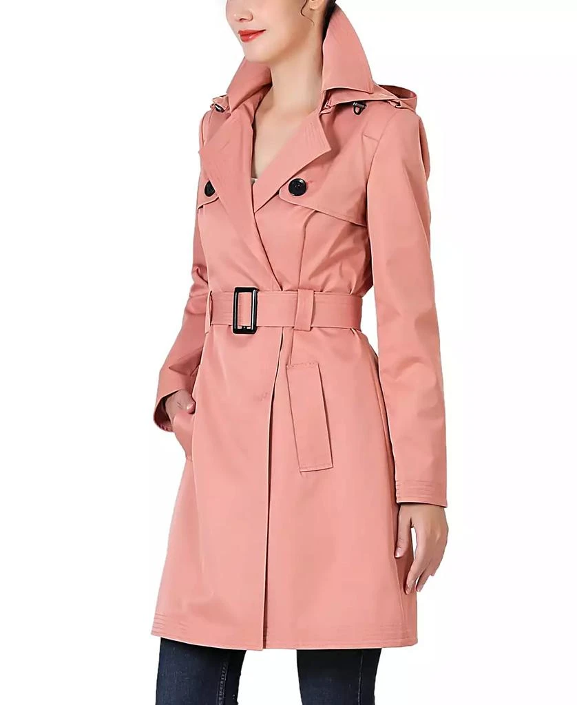 kimi + kai Women's Angie Water Resistant Hooded Trench Coat 3