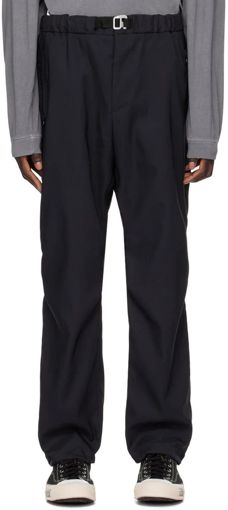 JieDa Black Easy Trousers 1