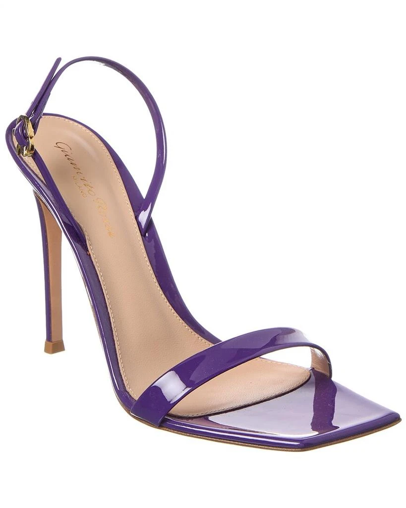 Gianvito Rossi Ribbon Stiletto Leather Slingback Sandal 1