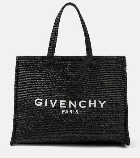 Givenchy G-Tote Medium raffia tote bag 1