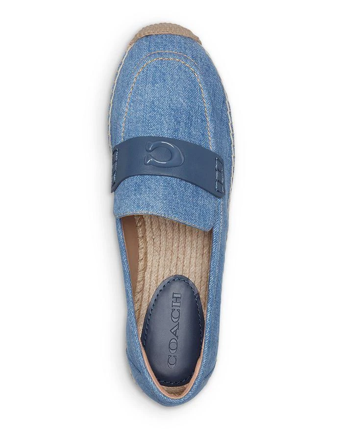 COACH Women's Camilla Slip On Loafer Espadrille Flats 3