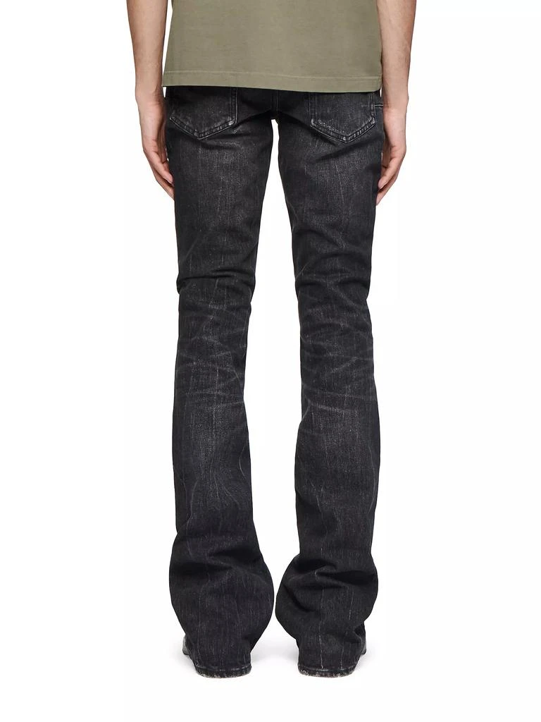 Purple Brand Coated Super Stack Flare Jeans 2