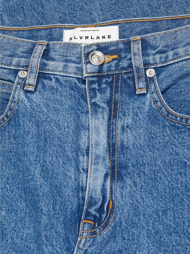 SLVRLAKE Denim A-Line Midi-Skirt 7