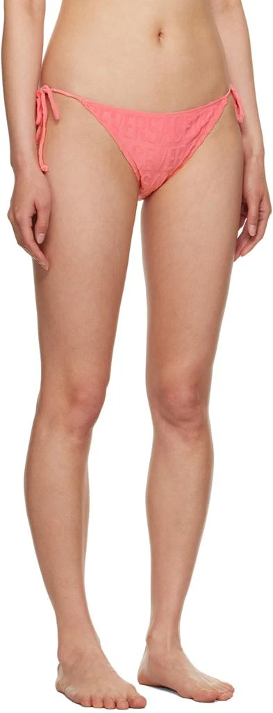 Versace Pink Dua Lipa Edition Allover Bikini Bottom 2