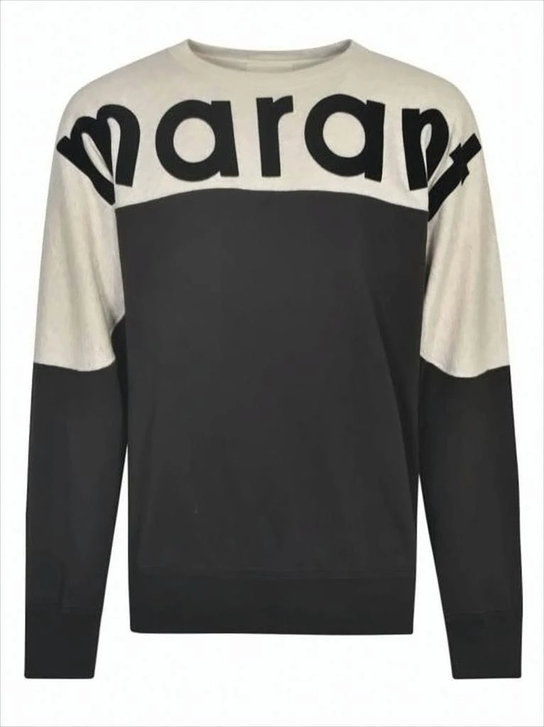 Isabel Marant Color-Blocked Long Sleeve T-Shirt with Contrasting Panels
