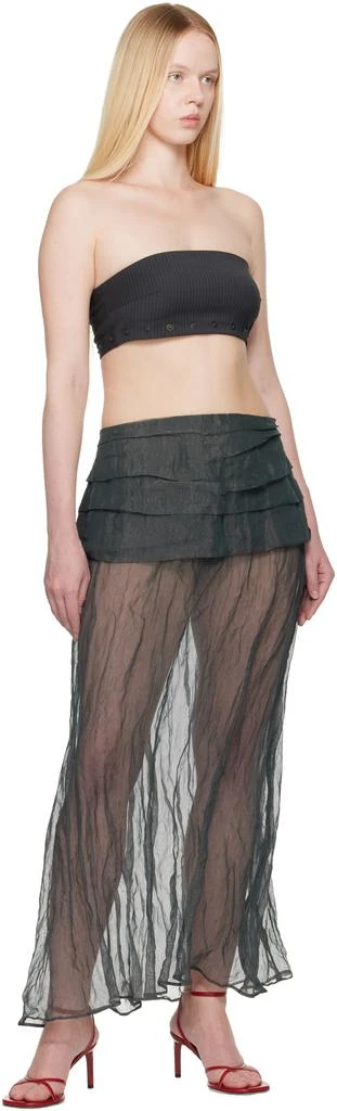 Paloma Wool Gray Nita Bandeau Top 4