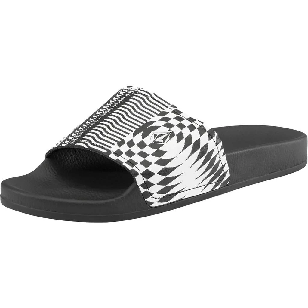 Volcom Dont Trip Mens Printed Man Made Slide Sandals 2