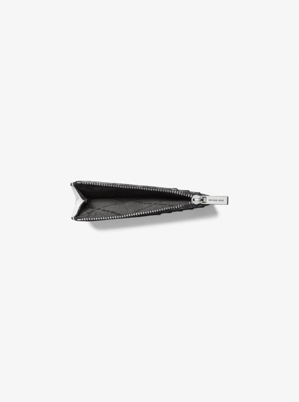 Michael Kors Cooper Slim Signature Logo Zip Wallet