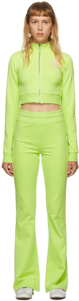 I'm Sorry by Petra Collins SSENSE Exclusive Green Logo Tracksuit 2