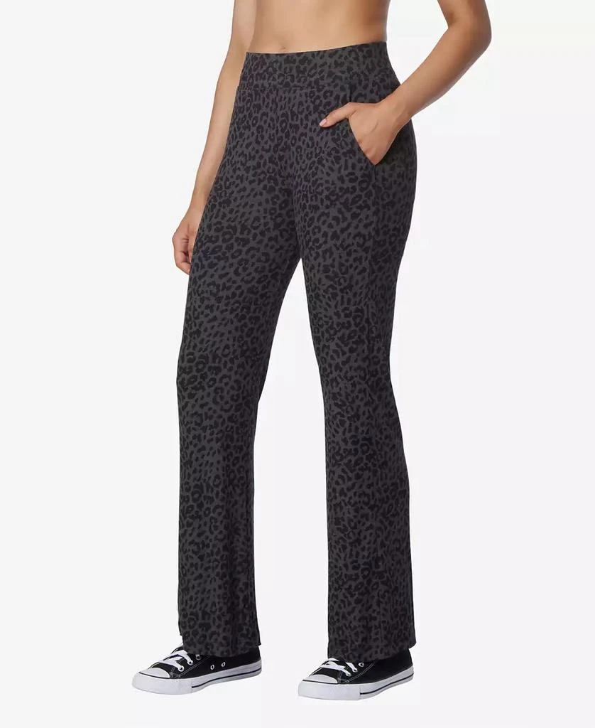 Marc New York by Andrew Marc Women's Full Length Ribbed Wide Leg Pants 3