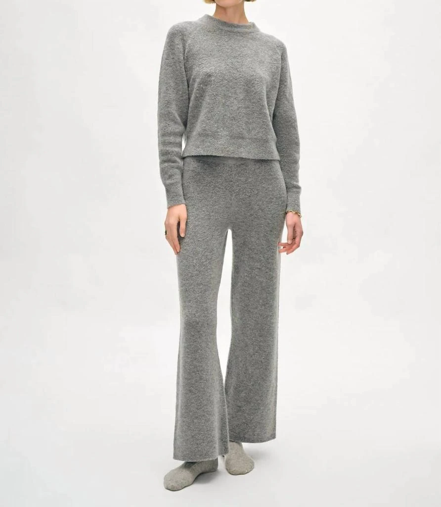 White + Warren White + Warren - Merino Cashmere Bouclé Sweatshirt 1