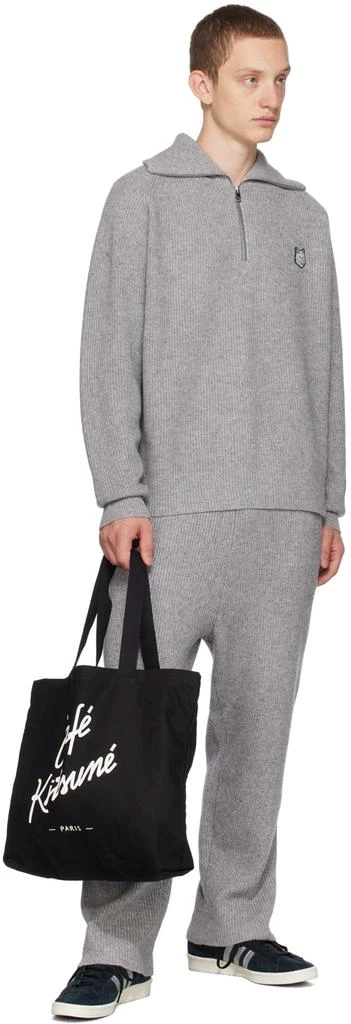 Maison Kitsune Black 'Café Kitsuné' Tote 4