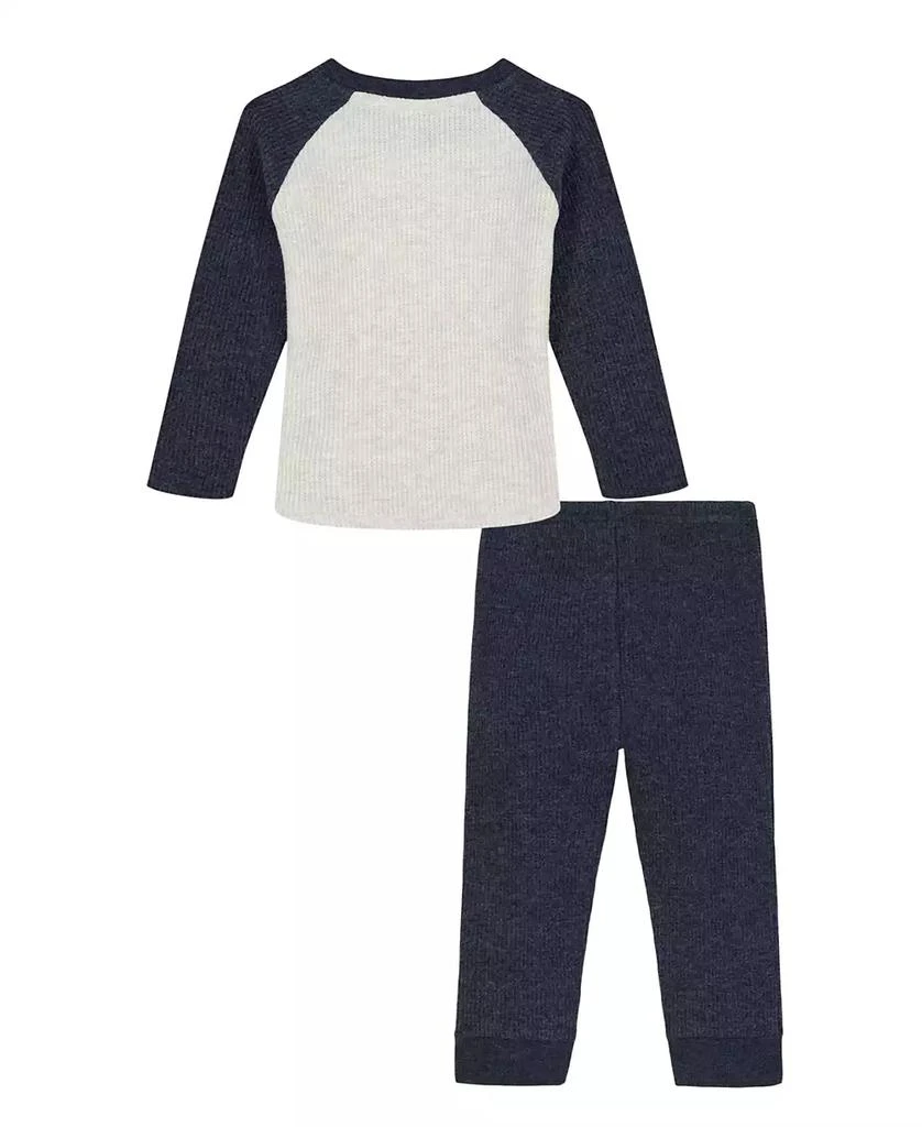 Tommy Hilfiger Baby Boys
 Crewneck Top and Thermal Joggers, 2-Piece Set 3