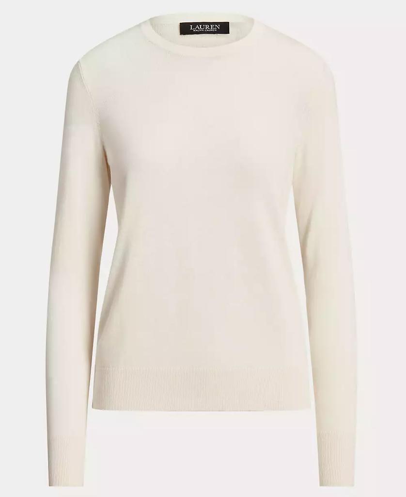 ラルフ・ローレン Lauren Ralph Lauren Cotton-Blend Sweater レディース Sweaters Mascarpone Lauren Ralph Lauren Women's Belted Cotton-Blend Sweater