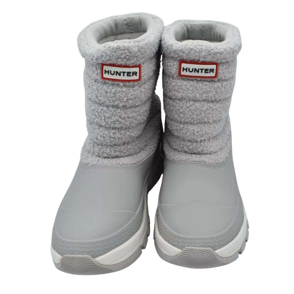 Hunter Women's Sherpa Snow Boot Short In Frosted Grey